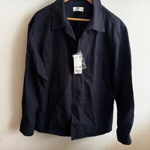 Navy Uniqlo light jacket